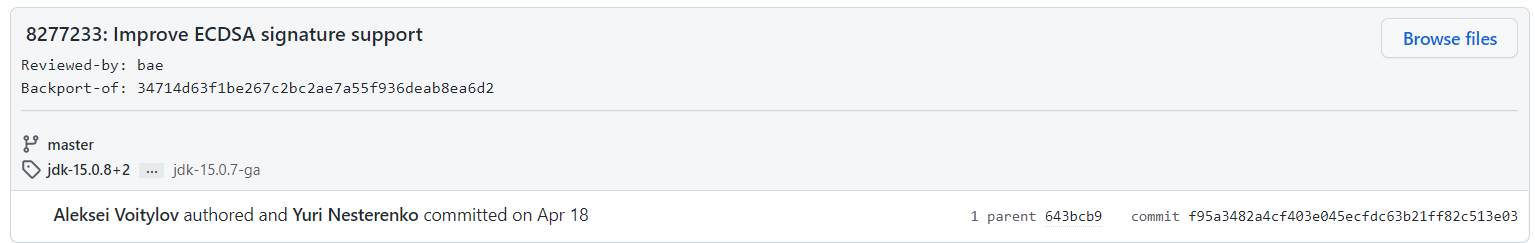 Improve ECDSA support
